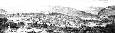 The East Prospect of Sheffield, in the County of York, 1745 by English School